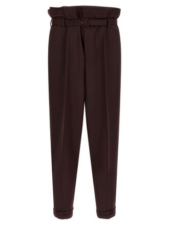 Saint Laurent Purple Wool Casual Mens Pants