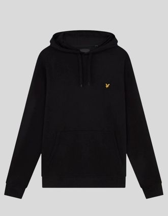 Lyle & Scott Lyle And Scott Mens Loopback Cotton Hoodie - Black - Size: 48/Regular
