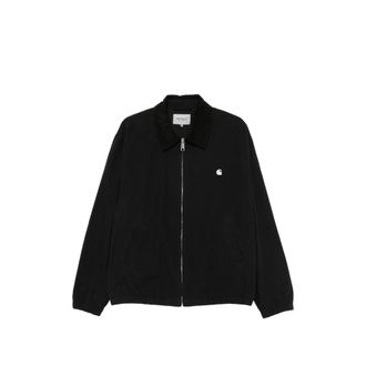 Carhartt Work in Progress Madison Logo-embroidered Corduroy-collar Zip-up Ripstop Cotton Jacket