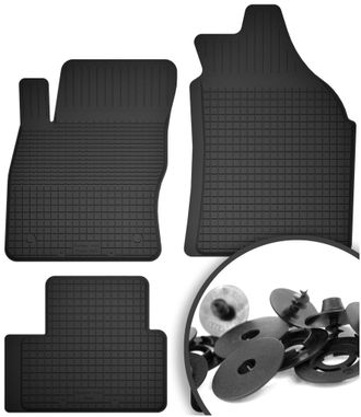 OEM Alfombrillas De Goma + Topes Para: Nissan Qashqai I J10 (crossover Ancho) (2007-2013)