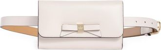 Kate Spade New York bow leather belt bag in Cream /Polished Gold at Nordstrom Rack, Size Medium/large