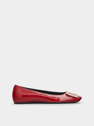 Roger Vivier Trompette Ballerinas in patent leather