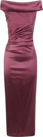 Max Mara Maxi Kleedjes - Dames - Feestkleedjes - Rood - XS - Kleedjes