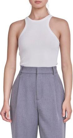 endless rose Basic Tank Top in White at Nordstrom Rack, Size X-Small