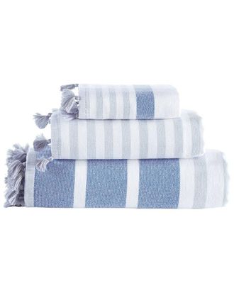 Brooks Brothers Turkish Pesthemal 3Pc Towel Set