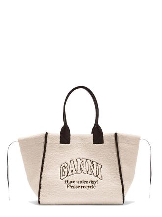 Ganni Shopper Xxl Shearling