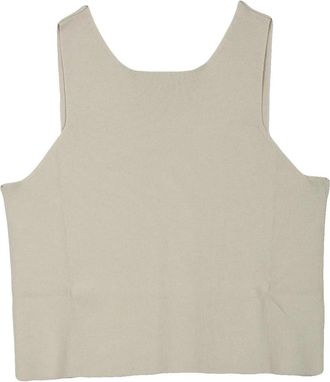 Alpha Studio Cropped Knit Top With Asymmetrical Neckline And Soft Finish