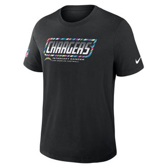 Nike Los Angeles Chargers Crucial Catch Sideline Nike Mens Dri-FIT NFL T-Shirt in Black | 034J00AZUH-F9R