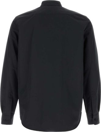 Jil Sander Mens Black Polyester Shirt 001 Exterior: Camicie