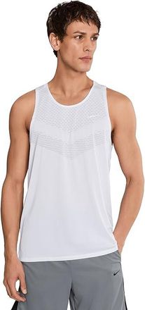Nike Stride Dri-FIT Adv Running Tank Top Mens Clothing White/Reflective Silver : 2XL, Polyester