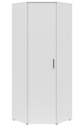 CARRYHOME Eckschrank, Weiß, Kunststoff, 6 Fächer, 71.5x195x71.5 cm, FSC MIX, Typenauswahl, Beimöbel erhältlich, Schlafzimmer, Kleiderschränke