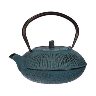 Lacor Tetera De Hierro Fundido Azul - Capacidad 1,1 Litros