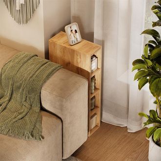 Vicco Estanter&iacute;a De Almacenamiento Rula, Roble Dorado, 15 X 81.6 Cm, Vicco