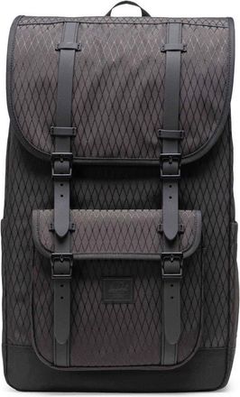 Herschel Little America Backpack in Black Diamond/black at Nordstrom