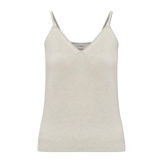 Lisa Yang Cashmere Knitwear, female, Gray, Size: M Nala Top