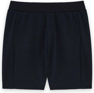 Lyle & Scott Pique Track Short - Heren - Korte Broeken - Blauw - XL - Katoen - Korte Broeken