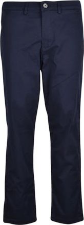 Selected Heren, Broeken, Blauw, Maat: W34 Katoen