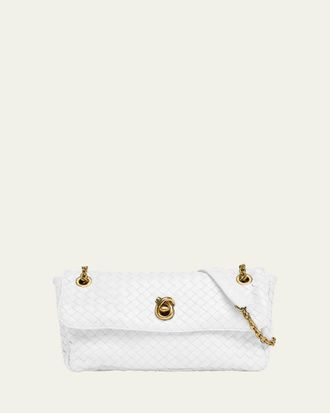 Bottega Veneta Madison Intrecciato Leather Shoulder Bag