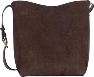 Lancaster Su&egrave;de Bucket Bag - Dames - Tassen - Bruin - Maat: ONE Size Su&egrave;de