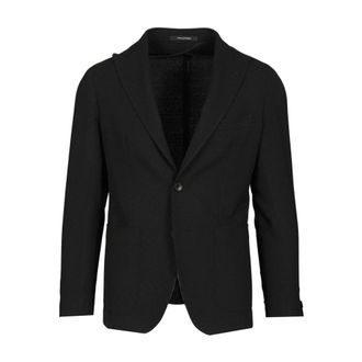 Tagliatore Unlined Wool Blazer - male - Tagliatore - Blazers - Black - M - Jackets