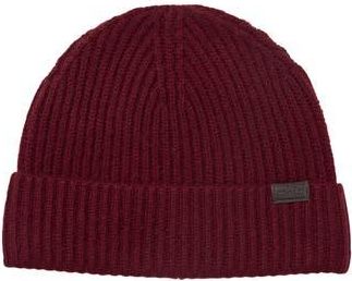 Hickey Freeman Cashmere Cardigan Stitch Beanie in Bordeaux at Nordstrom Rack