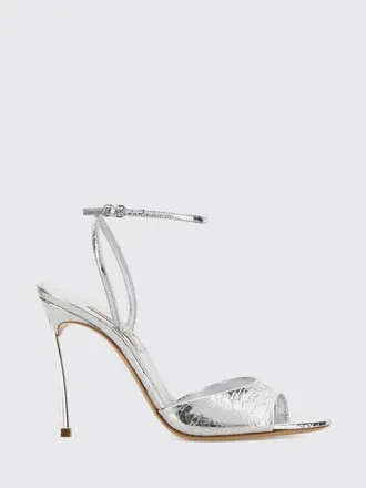 Casadei Heeled Sandal Woman color Silver