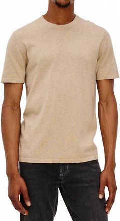 Rails Mason Crewneck T-Shirt In Oat Heather