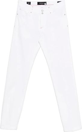 Kiton slim-fit jeans - men - Cotton/Elastane/Cotton - 36 - White