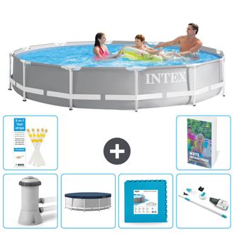 Intex Piscina Prism Frame Redonda - 366x76 Cm - 7-piezas S183