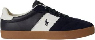Polo Ralph Lauren Court Vulc - Heren - Sneakers - Blauw - 41 EU - Leer - Schoenen