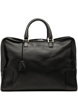 Loewe 2003 Leather Amazona 40 handbag - Black