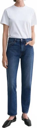 Toteme Twisted Seam Jeans In Blue