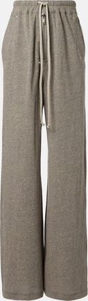 Rick Owens Pantaloni sportivi in jersey di misto cotone