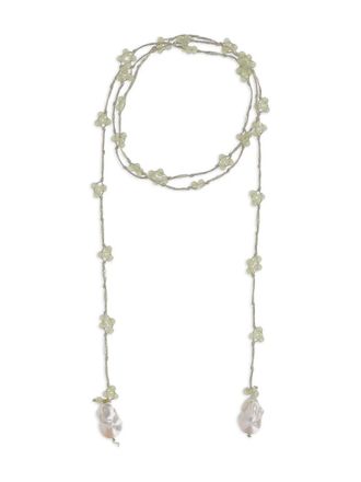 Mela Collana con decorazione - Verde