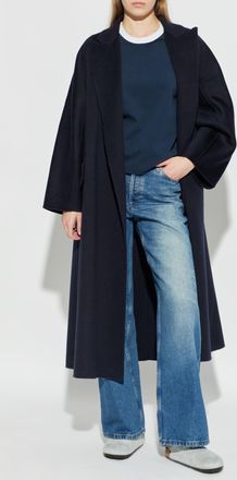 A.P.C. T-shirt With Logo, Womens, Navy Blue