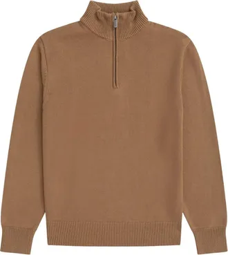 Animal Ribbed Quarter Zip Sweater in Mustard at Nordstrom, Size Xx-Large