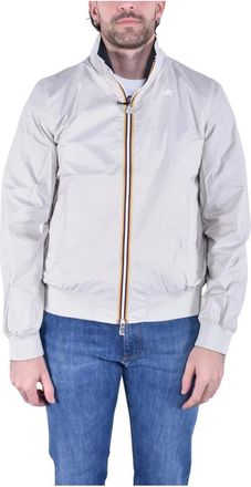 K-Way Arsene Jacket - Heren - Bomber jackets - Beige - L - Nylon - Jassen