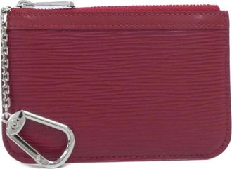 Louis Vuitton Epi Ruby Leather Coin Purse/Coin Case (Pre-Owned)