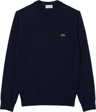 Lacoste Ronde Hals Lange Mouw Truien - Heren - Ronde hals truien - Blauw - 2XL - Katoen - Truien & Vesten