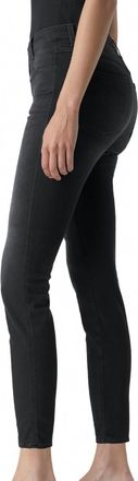 Closed Womens A Better Blue Skinny Pusher Jeans In Dark Grey
