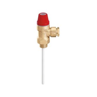 Caleffi Caleffi - Valvola di sicurezza combinata temperatura e pressione 309 1/2 m x &oslash; 15 7 bar