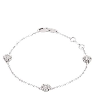 Damiani Margherita 18k White Gold Diamond Bracelet