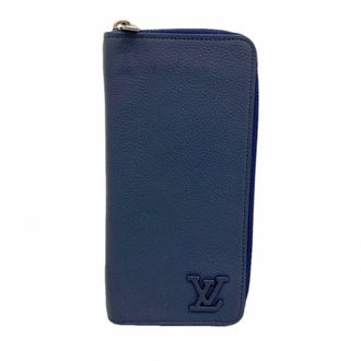 Louis Vuitton Navy Long Wallet (Bi-Fold) (Pre-Owned)
