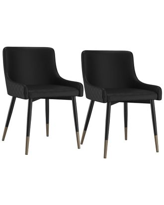 Worldwide Home Furnishings Set Of 2 Side Chairs