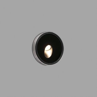 Netlighting Dang LED Outdoor Recessed Wall Light Black IP67
