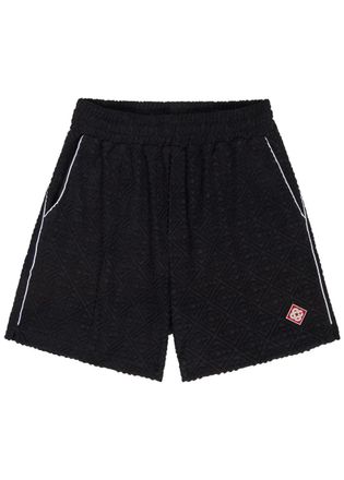 Casablanca Casablanca Logo-monogrammed Terry Shorts - Black - XL