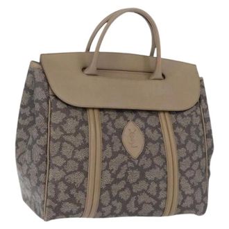 Saint Laurent Pre-owned Vintage Tote Bag - Pre-owned - Mujer - Beige - ONE SIZE