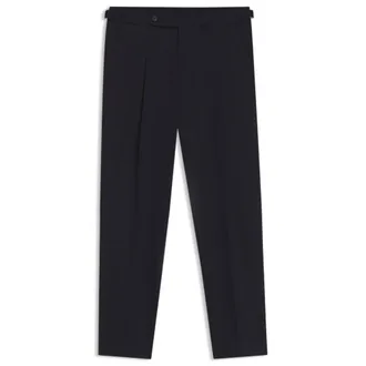 BOSS Tapered-fit trousers in stretch cotton