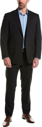 Canali Wool Suit with Flat Front Pant