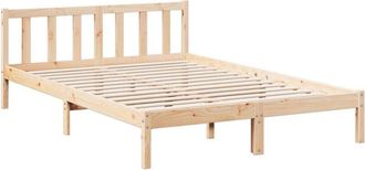 vidaXL Extra Long Bed Frame without Mattress 140x220 cm Solid Wood Pine Vidaxl